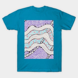 Abstract Spiral Egg Design T-Shirt